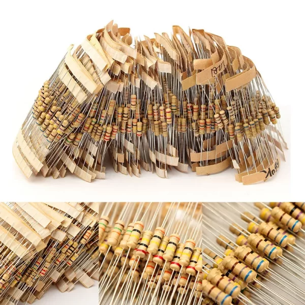 Carbon Film Resistors 1/4W 1/2W 1W 2W